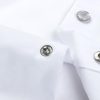 Men's Guayabera Shirts for Men Long Sleeve Cuban Snap Button Shirts Mexican Guayabera Shirts with Four Pockets