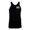 Olympic Boxing Jersey Tank Top for Men and Women, Sleeveless T-Shirt, MMA Kickboxing Muay Thai, Sports Gym, Medium, Black
