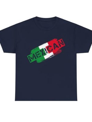 Mexican Flag Unisex Tee, Mexico Pride T-Shirt, Hispanic Heritage Shirt, Gift for Latinos, Cinco de Mayo Top