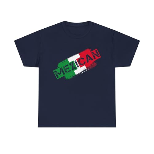 Mexican Flag Unisex Tee, Mexico Pride T-Shirt, Hispanic Heritage Shirt, Gift for Latinos, Cinco de Mayo Top