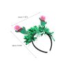 Cactus Headband for Women Mexican Theme Party Headdress Hawaiian Hair Accessories
