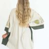 Print Dresses for Women with V-Neck Summer Cotton 3/4 Sleeves Casual Loose Fit Boho Vintage Floral Tunic Dress 2025