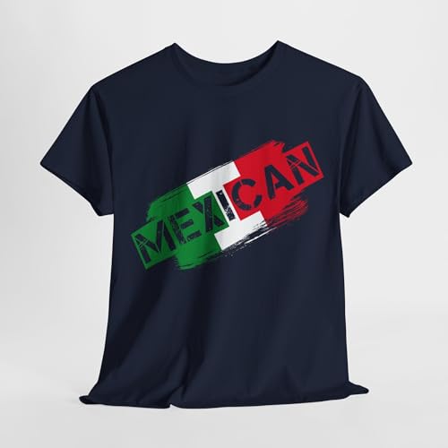 Mexican Flag Unisex Tee, Mexico Pride T-Shirt, Hispanic Heritage Shirt, Gift for Latinos, Cinco de Mayo Top