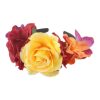 Flower Headband Mexican Flower Crown Headpiece Party Costume Mexican Fancy Dress