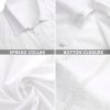 Men's Cuban Guayabera Shirts Cotton Linen Short Sleeve Button Down Shirts Casual Summer Beach Camp Shirt