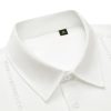 Mens Button Down Short Sleeve Shirts Summer Casual Cuban Guayabera Shirt Beach Wedding Vacation Tops