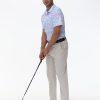 Short Sleeve Golf Polo Shirt, Dry Fit Polo Shirts for Men, Fashion Printed Moisture Transferring