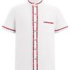 Men's Mexican Guayabera Shirt Short Sleeve Button Down Embroidered Shirt for Cinco De Mayo Traditional Mexican Shirts