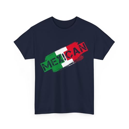 Mexican Flag Unisex Tee, Mexico Pride T-Shirt, Hispanic Heritage Shirt, Gift for Latinos, Cinco de Mayo Top