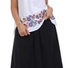 Women's Mexican Shirts Peasant Blouses Embroidered Sleeveless Boho Summer Shirt Fiesta Party Fashion Tank Top
