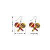4Pairs Cinco De Mayo Piñata Sombrero Maracas Chili Pepper Racket Horse Hat Avocado Cactus Drop Dangle Earring Set for Women
