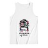 Cool Half Mexican and American Mexico America USA Flag Girl Women Mens Sleeveless Tank Tops Workout Gym Shirts