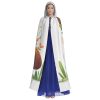 Mexican Otomi Animals - Hooded Cape Halloween Costume Accessories for Adults Cosplay Party Costumes