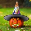 Mexican Otomi Animals Print Halloween Witch Hat Halloween Costume Witches Hats For Women Cosplay Party Accessory-1pcs