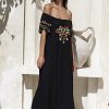 Womens Off Shoulder Long Mexican Embroidered Dress Maxi Boho Floral Summer Peasant Dress