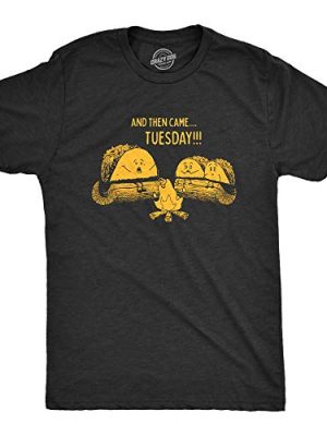 Mens Taco Tuesday Ghost Story T Shirt Funny Mexican Food Campfire Graphic Tee