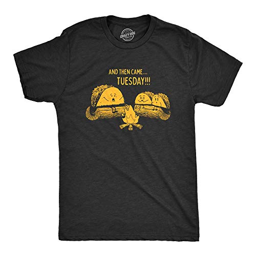 Mens Taco Tuesday Ghost Story T Shirt Funny Mexican Food Campfire Graphic Tee