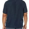 Paneled Short Sleeve Shirt for Men, Classic Fit, Wrinkle Resistant, Casual Button-Down Shirt With Spread Collar