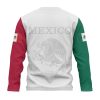 Mexico Eagle Long Sleeve T-Shirt Mexican Flag Tee 3D Printed Mexico Jersey Round Neck Long Sleeve Top Unisex