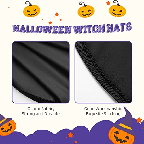 Mexican Otomi Animals Print Halloween Witch Hat Halloween Costume Witches Hats For Women Cosplay Party Accessory-1pcs