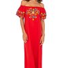 Womens Off Shoulder Long Mexican Embroidered Dress Maxi Boho Floral Summer Peasant Dress