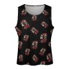 Mexican Day of The Dead Women Goth Men's Gym Tank Tops Workout Muscle Tee Training Bodybuilding Fitness Sleeveless T Shirts