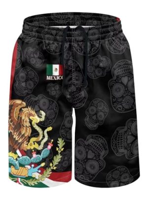 Swim Shorts Men 2025 Mens Swim Trunks Stylish Flag Beach Shorts S-4XL