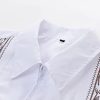Men's Short Sleeve Guayabera Shirts for Men Cuban Zipper Casual Cotton Beach Tops with Pockets
