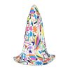 Mexican Otomi Animals Hooded cape, fit for role-playing, stage costumes, winter activities, and casual wear