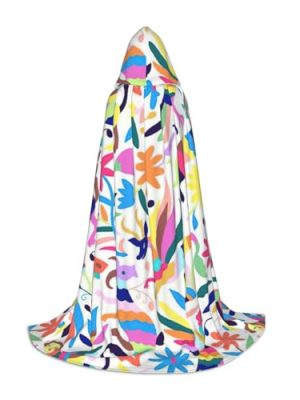 Mexican Otomi Animals Hooded cape, fit for role-playing, stage costumes, winter activities, and casual wear