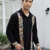 Mexican Shirts for Men Guayabera Cinco De Mayo Fiesta Traditional Embroidered Collared Button Up Long Sleeve