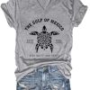 Gulf of Mexico Tshirt Gulf of Mexico Stay Salty Resistance Shirt Mexican Tops Summer Holiday Tees