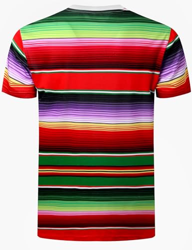 Men's 3D Pattern Festival T-Shirts Short Sleeve Holiday Novelty Casul Tee