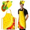 Taco Costume Funny Food Costume Unisex Adult Taco Hat Mexican Taco Apron Hang Neck Apron Halloween Food Festival