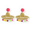 Cinco De Mayo Earrings Fiesta Earrings for Women Colorful Mexico Earring for Men Fiesta Party Supplies Mexican Carnival Earring