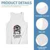 Cool Half Mexican and American Mexico America USA Flag Girl Women Mens Sleeveless Tank Tops Workout Gym Shirts