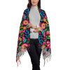 Fashion Shawls And Wraps For Women, Blanket Tassel Scarf, Chic Cape Soft Large Warm Wrap Gift For Spring Winter Fall