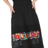 Mexican Dress for Women Boho Embroidered Maxi Lace Wedding Party Dress