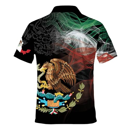 Colorful Hawaiian Polo Shirts for Men Casual Mens Polo Shirts Short Sleeve Golf Shirts for Men