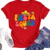 Cinco De Mayo Shirt Women: Let's Fiesta Shirt Mexican Party T-Shirt Graphic Tee Funny Letter Print Tops