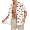 80s 90s Hawaiian Shirts for Men - Funny Retro Short Sleeve Button Down Outfit Top for Themed Party Disco Summer Beach