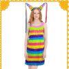 Mexican Couple Costume for Adult and Pinata - Fiesta Dress for Cosplay Cinco De Mayo Party