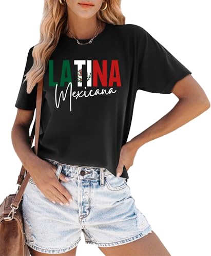 Hispanic Heritage Month Shirt for Women Mexican Tshirt Latina Tshirts Latino Heritage Month Tee Tops