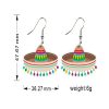 4Pairs Cinco De Mayo Piñata Sombrero Maracas Chili Pepper Racket Horse Hat Avocado Cactus Drop Dangle Earring Set for Women
