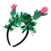 Cactus Headband for Women Mexican Theme Party Headdress Hawaiian Hair Accessories