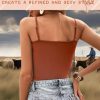 Womens Western Cowgirl Fringe Top - Country Concert Outfits Festival Tassel Hem Boho Rodeo Camisole Rave Tank Shirt