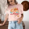 Cinco De Mayo Shirt for Women Mexican Sombrero T-Shirt Funny Mexican Fiesta Party Short Sleeve Tee Top