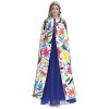 Mexican Otomi Animals Print Unisex Full Length Hooded Robe Cloak Long Cape Cosplay Costume Halloween Christmas Cloak