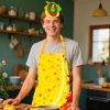 Taco Costume Funny Food Costume Unisex Adult Taco Hat Mexican Taco Apron Hang Neck Apron Halloween Food Festival