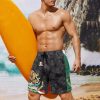 Swim Shorts Men 2025 Mens Swim Trunks Stylish Flag Beach Shorts S-4XL